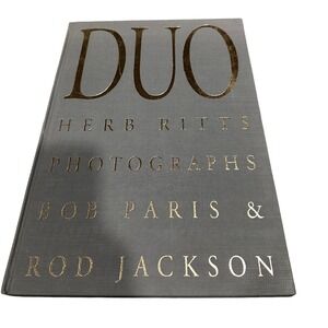 DUO Herb Ritts Photographs Bob Paris & Rod Jackson Art Photography Book